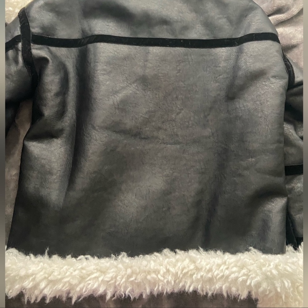 Lioness PU FAUX FUR LINED LEATHER JACKET - Picture 9 of 9